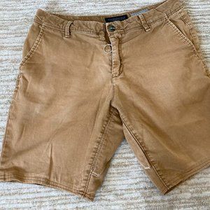 Womens Aeropostale Brown Bermuda Shorts, Pre-loved, Size Medium
